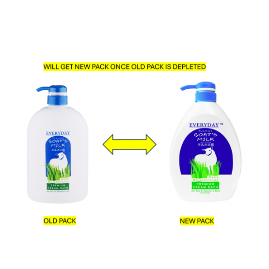 Everyday Goat's Milk Premium Cream Bath 1000ml